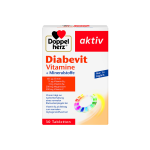 Doppelherz aktiv Diabevit Vitamine + Mineralstoffe, 30 tablečių