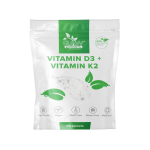 RAW POWDERS VITAMINAS D3 + VITAMINAS K2, 90 tablečių