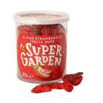 SUPERGARDEN šaltyje džiovintų braškių juostelės, 20 g