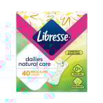 LIBRESSE įklotai DAILIES NATURAL CARE REGULAR, 40 vnt.