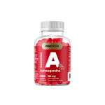 PROVISOR guminukai ASHWAGANDHA, vyšnių skonio, 60 guminukų