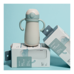 Mother-K HUG Termo gertuvė su šiaudeliu, 1 vnt.