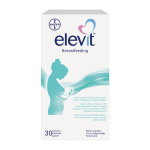 ELEVIT BREASTFEEDING vitaminų kompleksas, 30 kapsulių