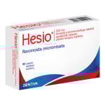 HESIO, 450mg+50mg, plėvele dengtos tabletės, N30
