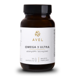 AVEL OMEGA 3 ULTRA400 MG EPR/ 300MG DHR, 80 kapsulių