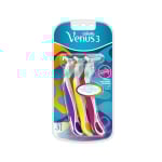 VENUS vienkartiniai skustuvai SIMPLY 3 PLUS, 3 vnt.