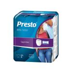 PRESTO sauskelnės kelnaitės SUPREME, XXL dydis, 12 vnt.