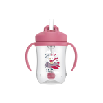 DR. BROWN'S gertuvė su šiaudeliu ir svareliu, 270 ml + valymo šepetėlis, 1 vnt.+Šepetėlis