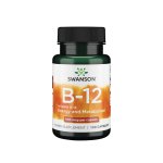SWANSON VITAMINAS B12 500 µg, 100 kapsulių