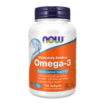 NOW OMEGA-3 1000 MG, 100 minkštų kapsulių