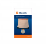 ORLIMAN diržas BE-240, skirtas dėvėti po pilvo operacijų arba gimdymo, kūno spalvos, 2-as dydis (pilvo apimčiai nuo 83 iki 91 cm), plotis 24 cm, 1 vnt.
