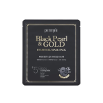 PETITFEE hidrogelinė veido kaukė su auksu ir juodaisiais perlais BLACK PEARL & GOLD, 1 vnt.