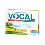 VOCAL, citrinų skonio, nuo 4 m., 24 Pastilės