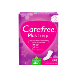 CAREFREE įklotai LARGE ALOE, alavijo kvapo, 48 vnt.