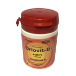 ORIOVIT-D vitaminas D, citrusinių vaisių skonio, nuo 11 m., 100 kramtomųjų tablečių
