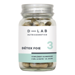 D-LAB Nutricosmetics „Detox Foie“ (Maisto papildai kepenims), 56 Kapsulės