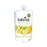 KABRITA vaisių tyrelė su ožkos pieno grietinėle, nuo 6 mėn., 100 g
