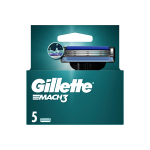 GILLETTE skustuvo galvutės MACH 3, 5 vnt.