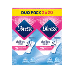 LIBRESSE įklotai DAILIES FRESH REGULAR, 40 vnt.