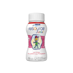 RESOURCE JUNIOR braškių skonio gėrimas, 4 buteliukai