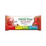 DENTI-POP ledinukas su vitaminais C ir D, braškių skonio, 1 vnt.