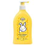 SANOSAN kūno ir plaukų prausiklis BANANA, bananų kvapo, 400 ml