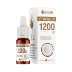 ECOSH vitaminas D3 1200IU su kokosų aliejumi, 10 ml