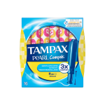 TAMPAX tamponai COMPAK PEARL REGULAR, 16 vnt.
