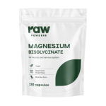 RAW POWDERS MAGNIO BISGLICINATAS, 120 kapsulių