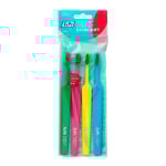 TEPE labai minkštas dantų šepetėlis SELECT COMPACT COLOUR, nuo 3 m., 4 vnt.