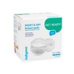 BABYONO įdėklai į liemenėlę NIGHT AND DAY, 40 vnt.