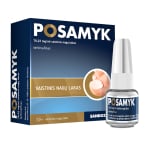 POSAMYK, 78,22 mg/ml, 3,3ml, vaistinis nagų lakas, N1