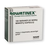 ROWATINEX, 31mg+15mg+3mg+4mg+10mg+4mg, skrandyje neirios minkštos kapsulės, N100