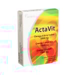 ACTAVIT žuvų taukai OMEGA 3 1000 mg, 60 kapsulių