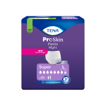 TENA naktinės sauskelnės kelnaitės PANTS NIGHT SUPER, L dydis, 10 vnt.