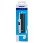 JORDAN elektrinis dantų šepetėlis CLEAN SMILE, su dėklu, juodos spalvos, 1 vnt.
