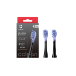 OCLEAN pakaitinės galvutės ULTRA WHITE UW02 B02, juoda spalva, 2 vnt.