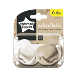TOMMEE TIPPEE lateksiniai čiulptukai, apvali forma,  0–6 mėn., 2 vnt.