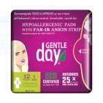 GENTLE DAY ekologiški paketai su sparneliais ir su FAR-IR ANION juostele TEENS MINI, 12 vnt.