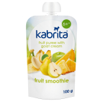 KABRITA vaisių tyrelė su ožkos pieno grietinėle, nuo 6 mėn., 100 g