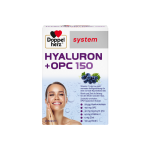 DOPPELHERZ HYALURON + OPC 150, 30 kapsulių