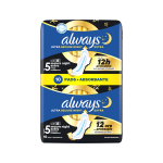 Higieniniai paketai ALWAYS Ultra Secure Night Extra, S5, 10 vnt., 10 vnt.
