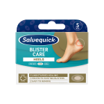 SALVEQUICK „Blister Care“ pūslių priežiūros pleistrai kulnams, 5 vnt.