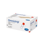 HARTMANN žaizdą užverianti sterili juostelė OMNISTRIP, 3 x 76 mm, 5 vnt.