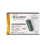BIORYTHM ASHWAGANDHA (prailginto veikimo ašvaganda), 30 kapsulių, 30 kapsulių