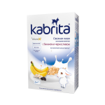 KABRITA greitai ištirpinama avižų košė su bananais ir džiovintomis slyvomis, nuo 6 mėn., 180 g