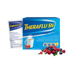 THERAFLU SN, 500mg+30mg, milteliai geriamajam tirpalui, N10