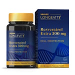 WALMARK LONGEVIT Resveratrol Extra 500 mg, 60 kapsulių