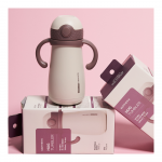 Mother-K HUG Termo gertuvė su šiaudeliu, 1 vnt.