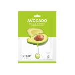 5C CURE lakštinė veido kaukė su avokadų ekstraktu, 1 vnt.